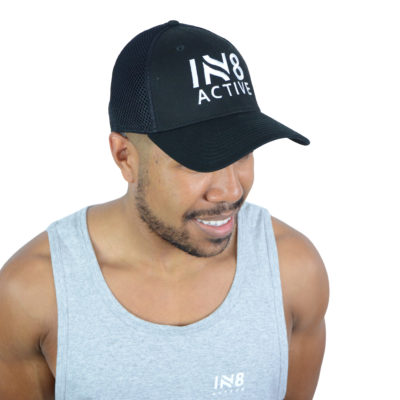IN8 Black Fitted Cap | IN8 Active